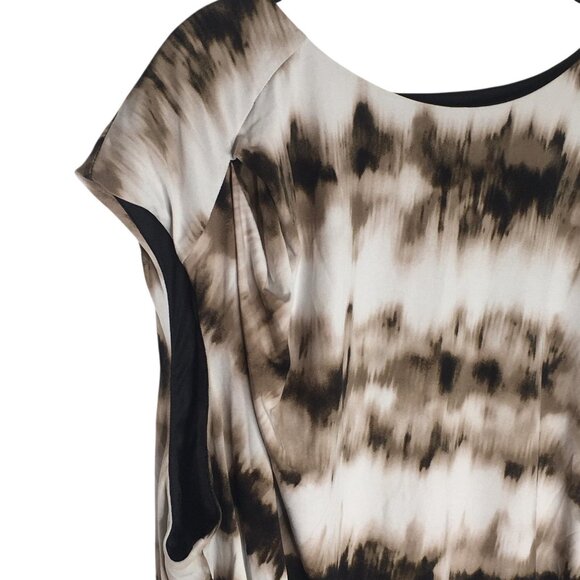 Calvin Klein Shirt Womens 3X Ruched Stretch Sleeveless Abstract Print Plus Size - Picture 12 of 14